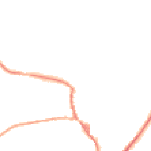 Night-time road noise heatmap for OL3 5HT