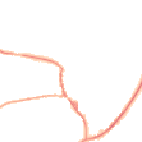 Night-time road noise heatmap for OL3 5HW