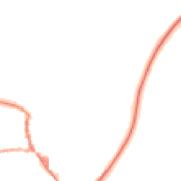 Night-time road noise heatmap for OL3 5HY