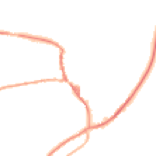 Night-time road noise heatmap for OL3 5JB