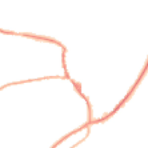 Night-time road noise heatmap for OL3 5JE
