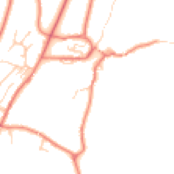Daytime road noise heatmap for OL3 5JY