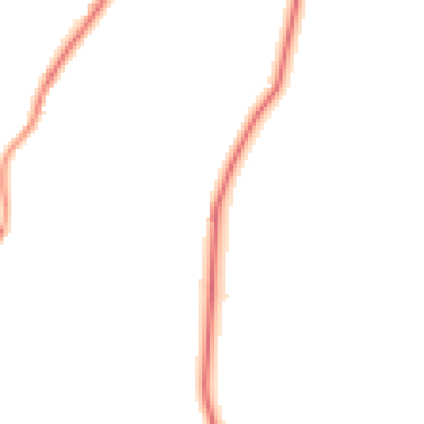 Night-time road noise heatmap for OL3 5LF