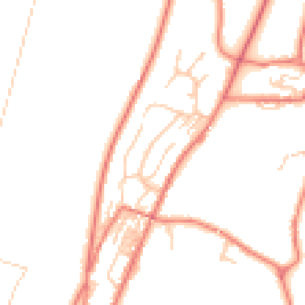 Daytime road noise heatmap for OL3 5PL