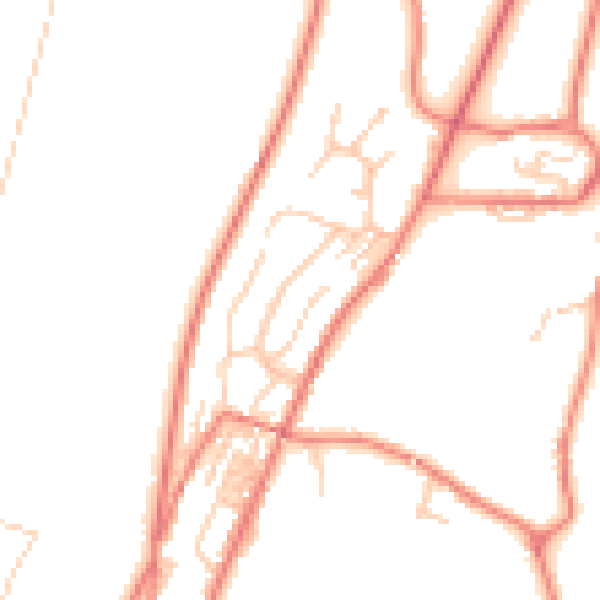 Daytime road noise heatmap for OL3 5PR