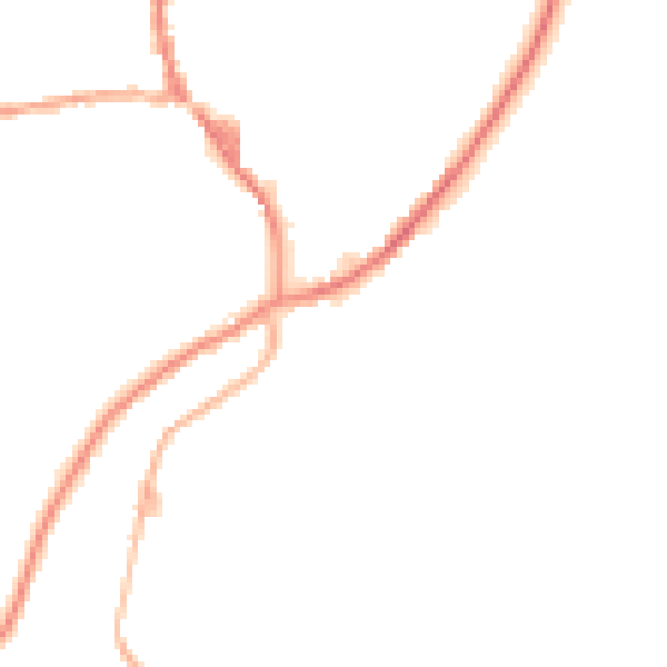 Night-time road noise heatmap for OL3 5QA