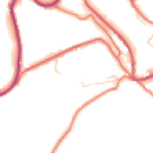 Daytime road noise heatmap for OL3 5RA