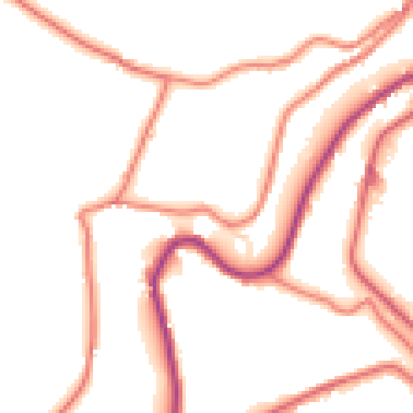 Daytime road noise heatmap for OL3 5RG