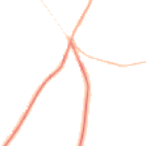 Night-time road noise heatmap for OL3 5RT