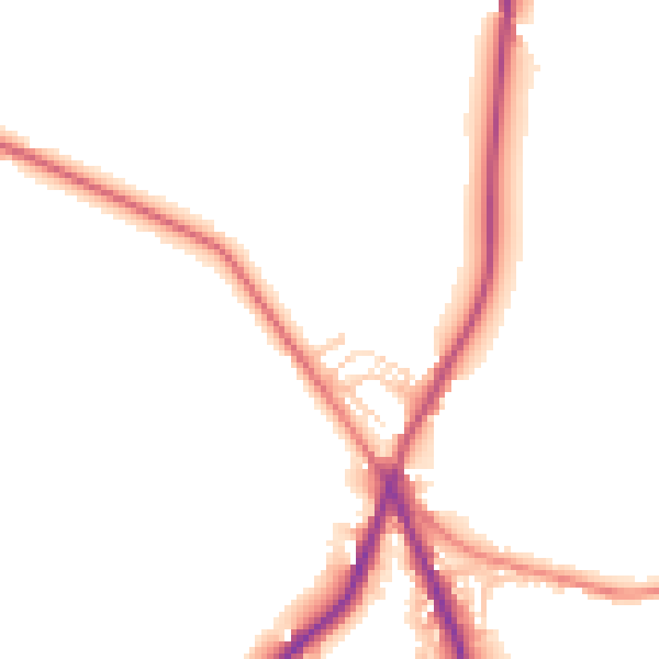 Daytime road noise heatmap for OL3 5SF