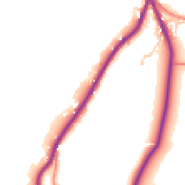 Daytime road noise heatmap for OL3 5SR