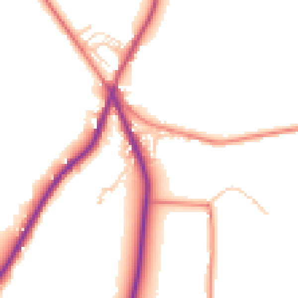 Daytime road noise heatmap for OL3 5TB