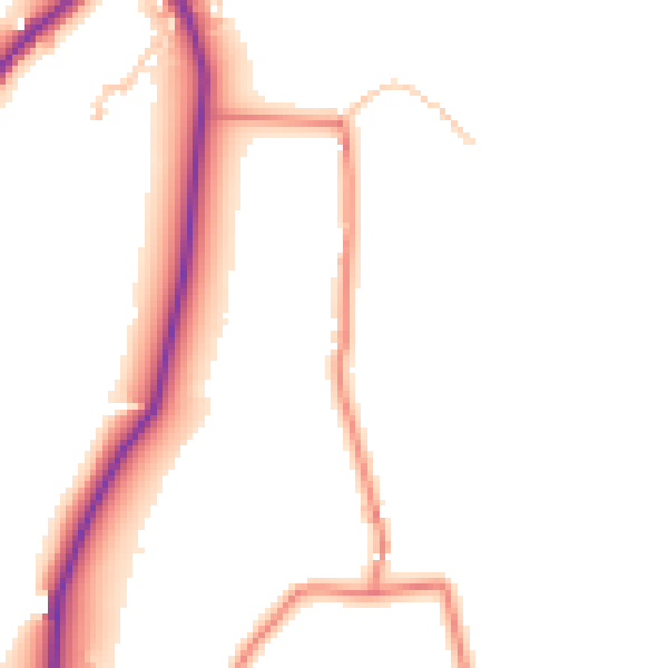 Daytime road noise heatmap for OL3 5TZ