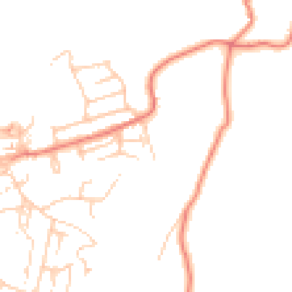 Daytime road noise heatmap for OL3 6ES