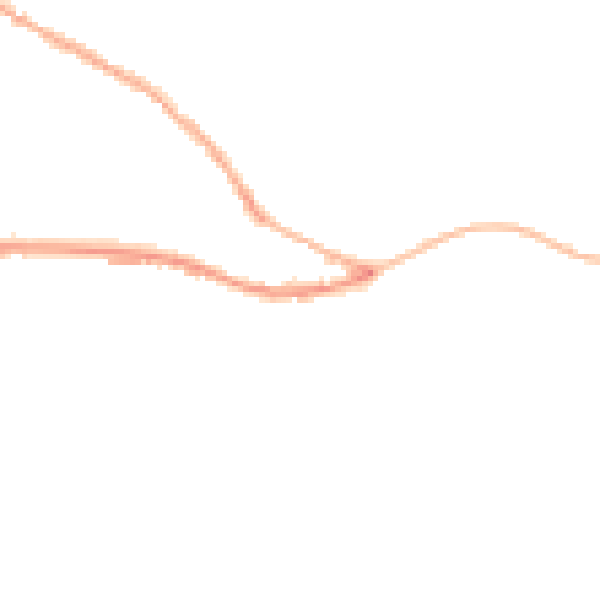 Night-time road noise heatmap for OL3 7DW