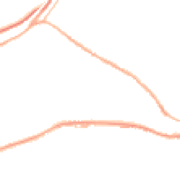 Night-time road noise heatmap for OL3 7FQ