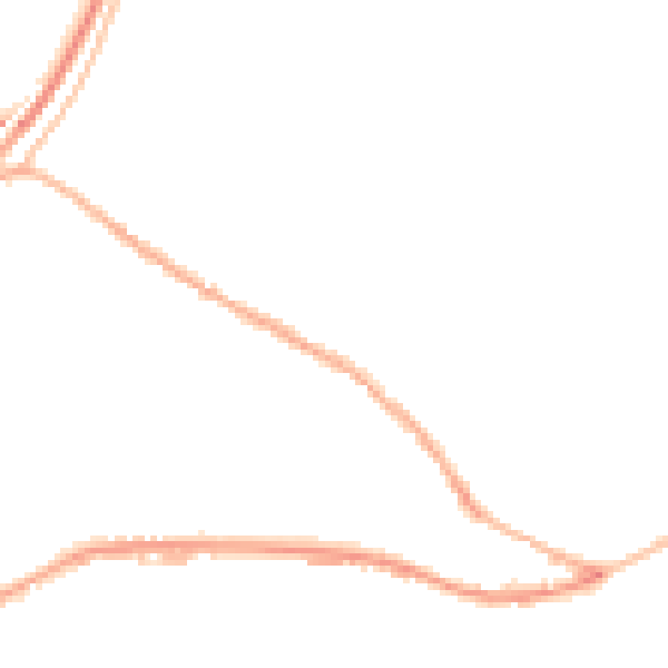 Night-time road noise heatmap for OL3 7FW