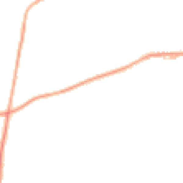 Night-time road noise heatmap for OL3 7HP