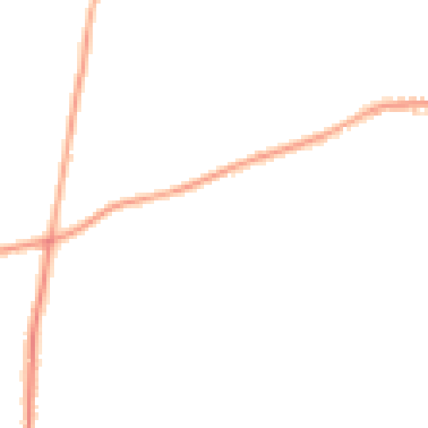 Night-time road noise heatmap for OL3 7HR