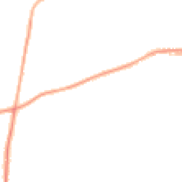 Night-time road noise heatmap for OL3 7HW