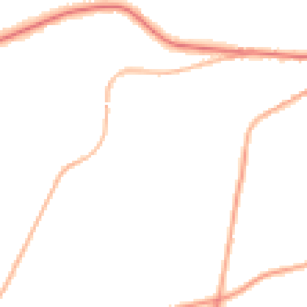 Night-time road noise heatmap for OL3 7LL