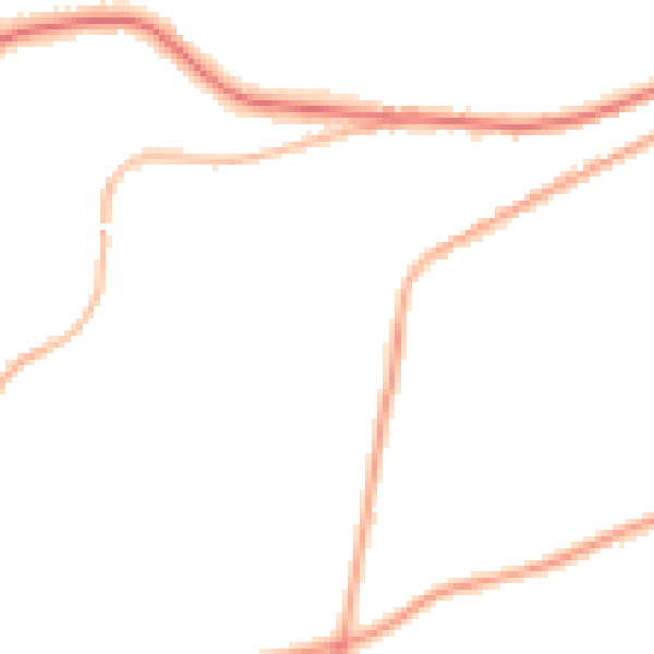 Night-time road noise heatmap for OL3 7LQ