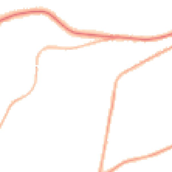 Night-time road noise heatmap for OL3 7LY