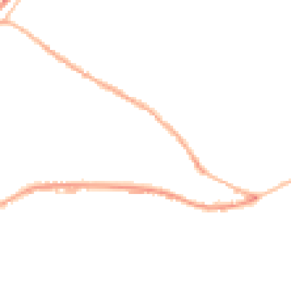 Night-time road noise heatmap for OL3 7PD