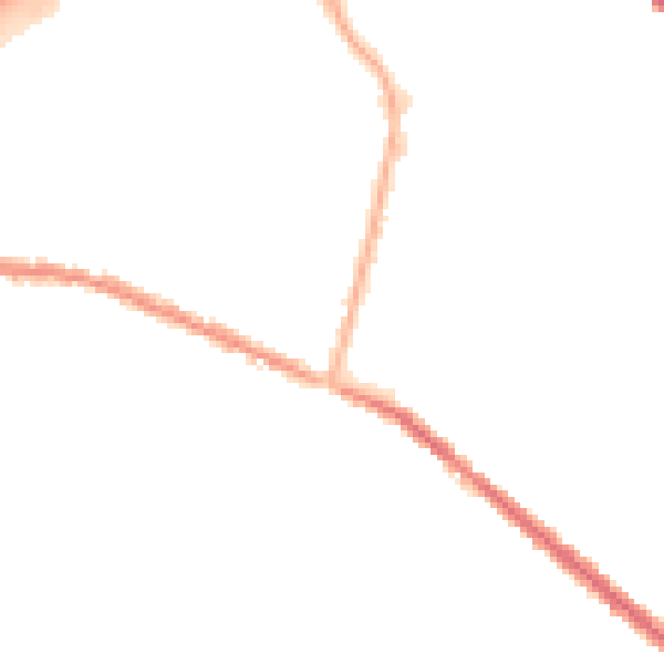 Night-time road noise heatmap for OL4 1AH