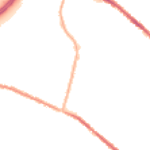 Night-time road noise heatmap for OL4 1AR