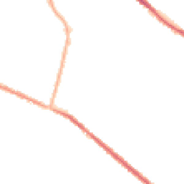 Night-time road noise heatmap for OL4 1AS