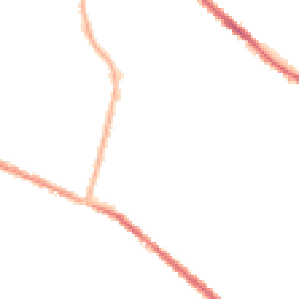 Night-time road noise heatmap for OL4 1BU