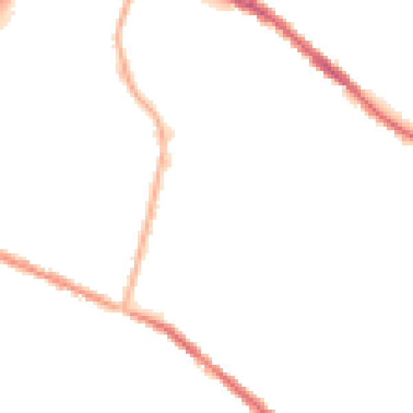 Night-time road noise heatmap for OL4 1BX