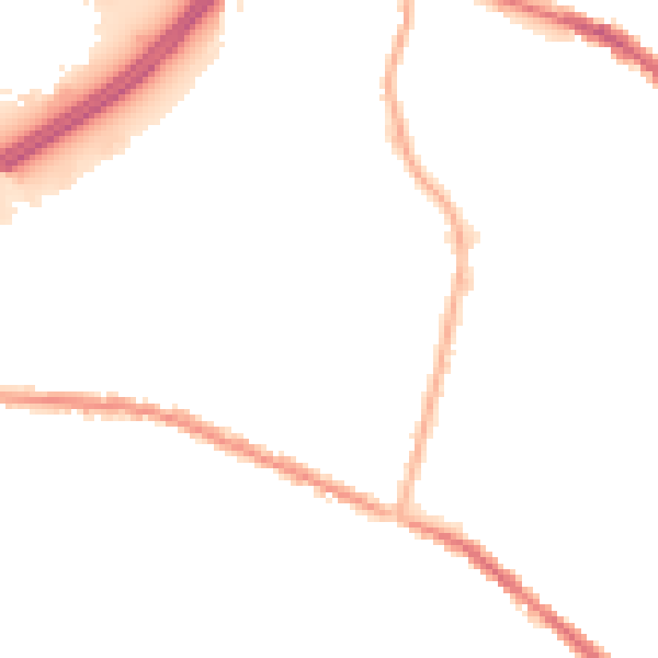 Night-time road noise heatmap for OL4 1DW