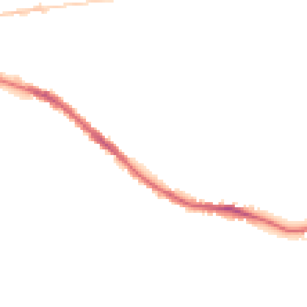 Night-time road noise heatmap for OL4 1LP