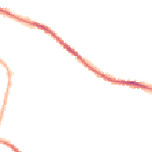 Night-time road noise heatmap for OL4 1PH