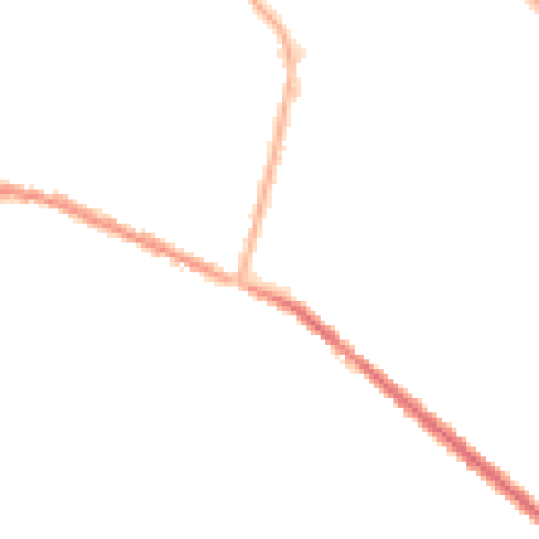 Night-time road noise heatmap for OL4 1RH