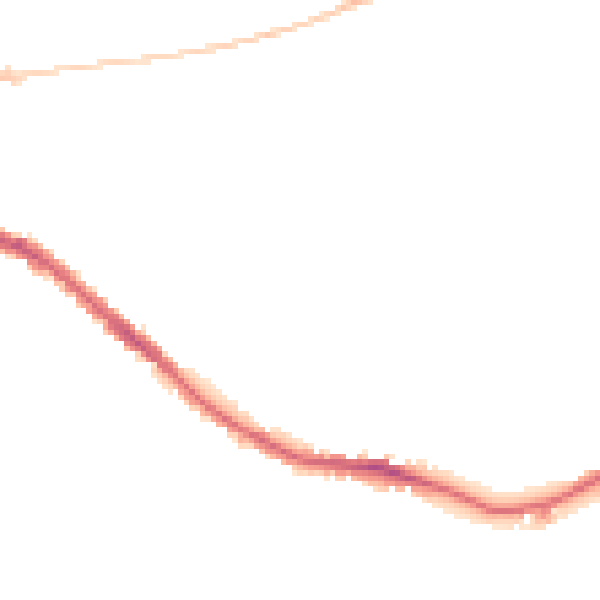 Night-time road noise heatmap for OL4 3AB