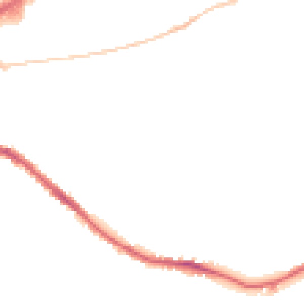 Night-time road noise heatmap for OL4 3AS