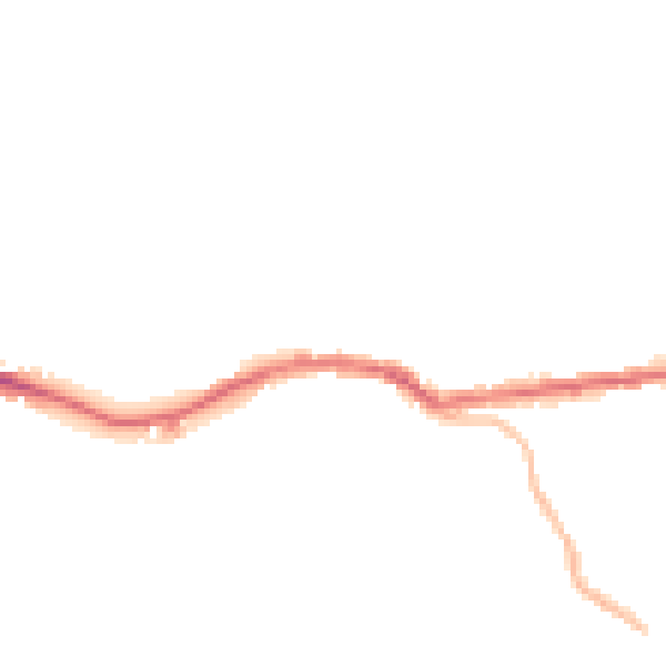 Night-time road noise heatmap for OL4 3BX