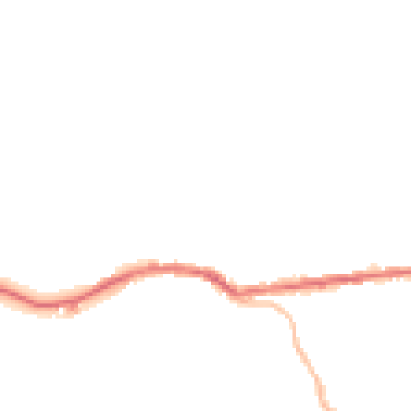 Night-time road noise heatmap for OL4 3FP