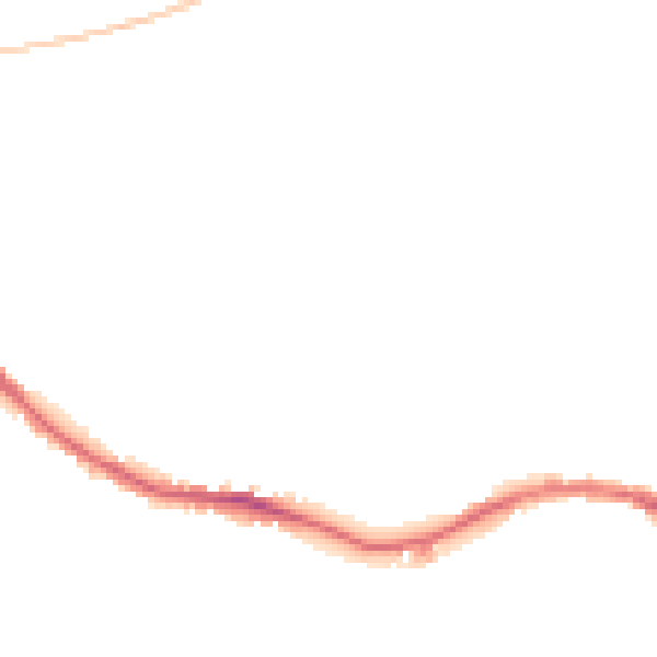 Night-time road noise heatmap for OL4 3HG