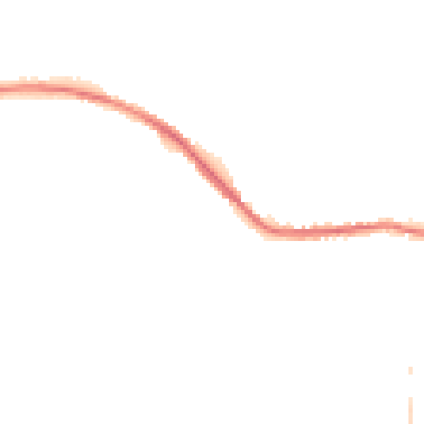 Night-time road noise heatmap for OL4 3LT
