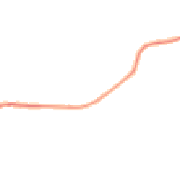 Night-time road noise heatmap for OL4 4AD