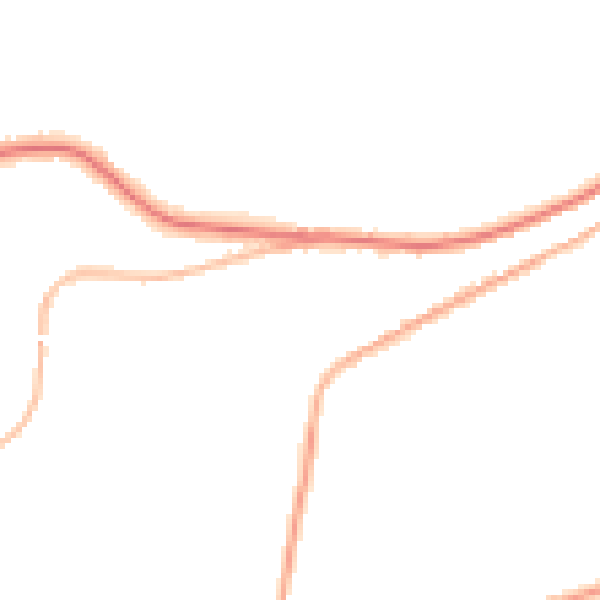 Night-time road noise heatmap for OL4 4AE
