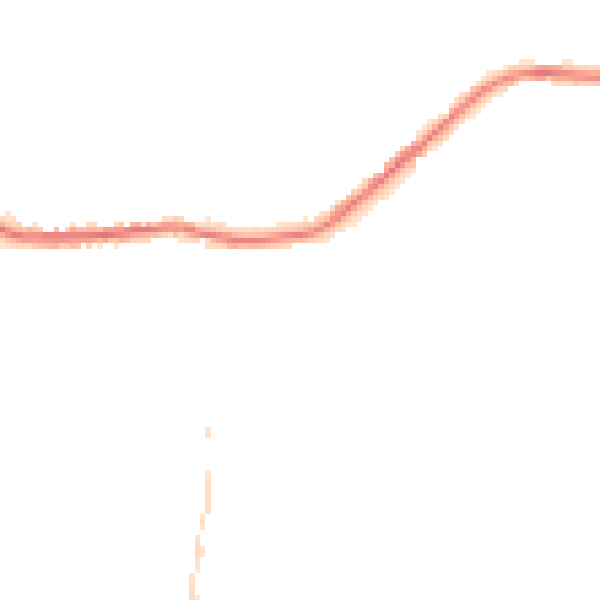 Night-time road noise heatmap for OL4 4BL