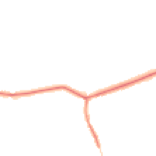 Night-time road noise heatmap for OL4 4DD