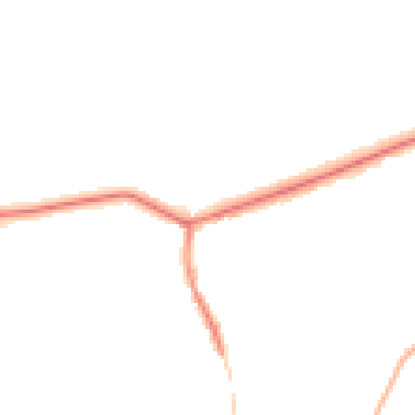Night-time road noise heatmap for OL4 4DN