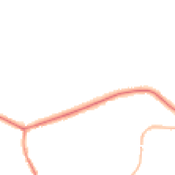 Night-time road noise heatmap for OL4 4DP