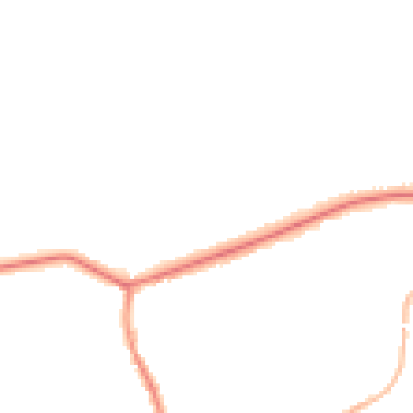 Night-time road noise heatmap for OL4 4DS